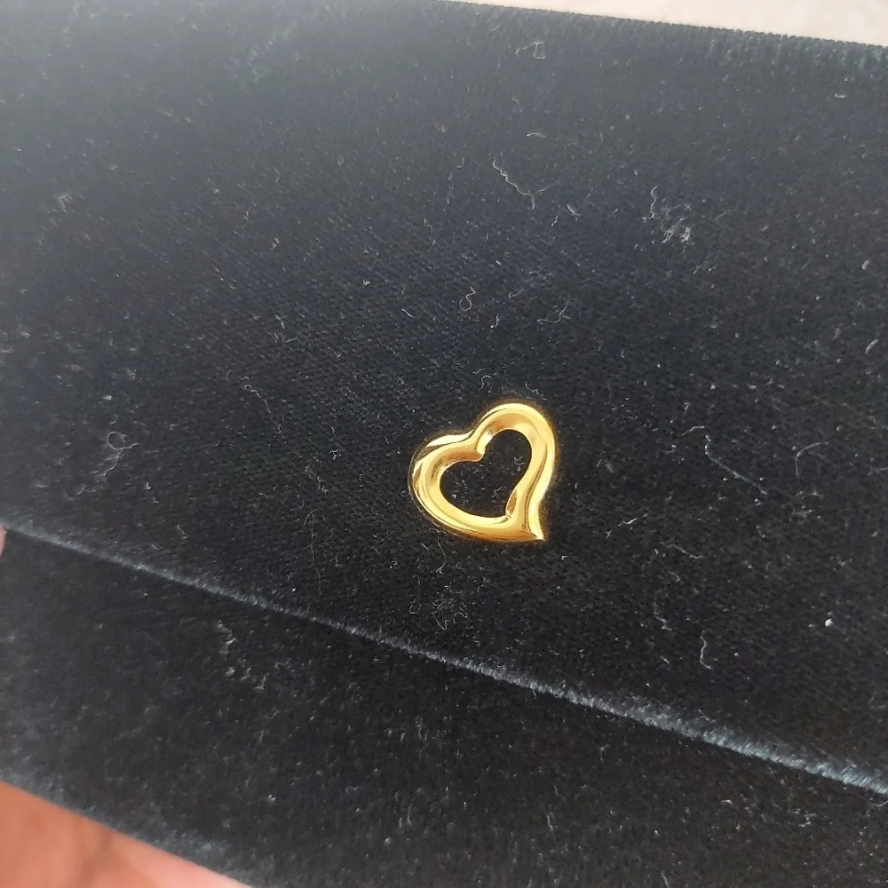 VICTORIA'S SECRET Vintage Black‎ Velvet Clutch